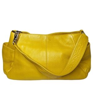 Hobo International Yellow Soft Leather Shoulder Bag